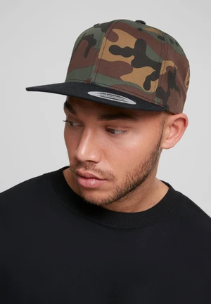 Classic Snapback 2-Tone Camo Green Camo/Black