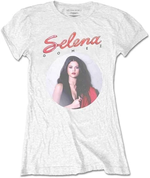 Selena Gomez Camiseta de manga corta 80's Glam Womens Blanco S