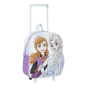 KIDS BACKPACK TROLLEY SCHOOL FROZEN