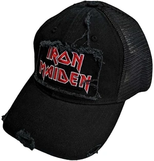 Iron Maiden Şapcă Scuffed Logo Black