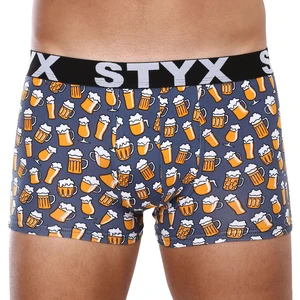 Men's boxers Styx art sports rubber beer