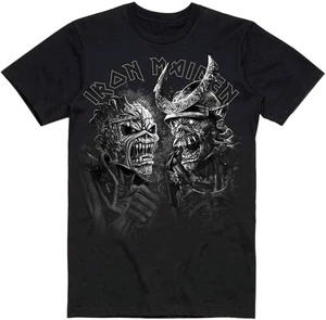 Iron Maiden Tricou Senjutsu Large Grayscale Heads Unisex Black L