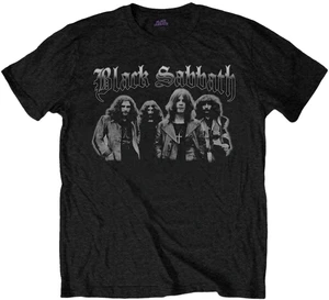 Black Sabbath Tricou Greyscale Group Unisex Black M