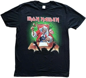 Iron Maiden T-Shirt Deaf Sentence Back Print Unisex Black S