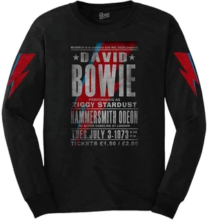 David Bowie T-Shirt Hammersmith Odeon Unisex Black M