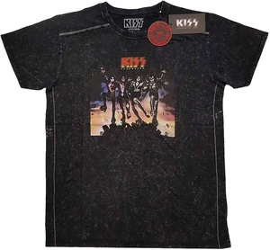 Kiss Tricou Destroyer (Wash Collection) Unisex Black M