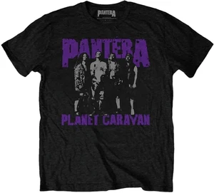 Pantera Camiseta de manga corta Planet Caravan Unisex Black 2XL