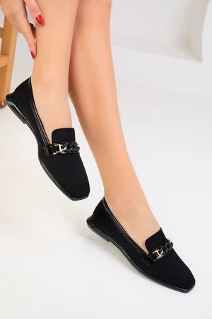 Soho Black Women's Flats 18676