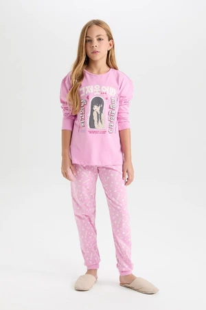 DEFACTO Girls Regular Fit 2-Piece Pajama Set