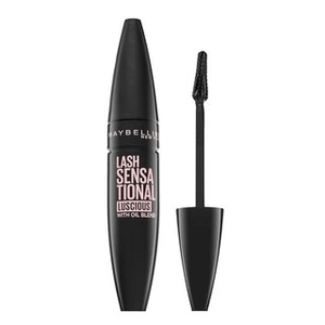 Maybelline Lash Sensational Luscious Mascara wodoodporna mascara wydłużający i podkręcający rzęsy Very Black 9,5 ml