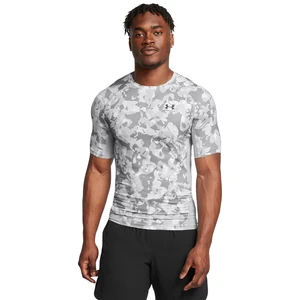 UA HG Armour Prtd SS-GRY