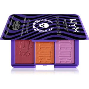 NYX Professional Makeup Beetlejuice Afterlife paleta líceniek 3x1,6 g