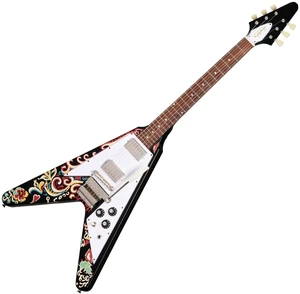 Epiphone Jimi Hendrix Love Drops Flying V Black Elektromos gitár