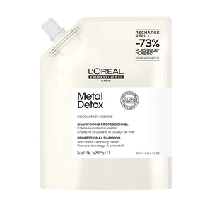 L´Oréal Professionnel Šampon pro barvené a poškozené vlasy, pro lesk vlasů, déletrvající barvu, bohatá textura Serie Expert Metal Detox (Professional 