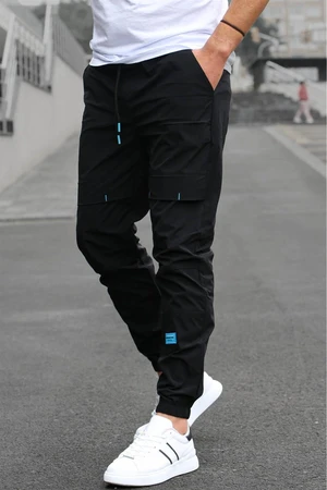 Madmext Basic Black Tracksuit 5412