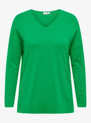 Green Womens Light Sweater ONLY CARMAKOMA Ibi - Női