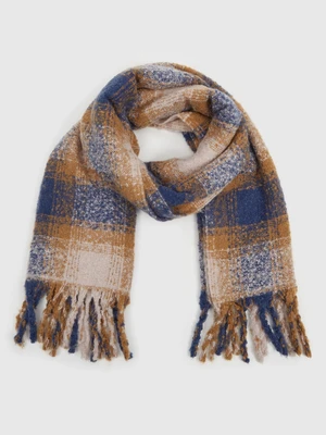 GAP Checkered Scarf with Fringe - Women