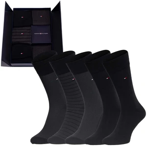 Férfi zokni Tommy Hilfiger Tommy_Hilfiger_5Pack_Socks_701220144_002_Black