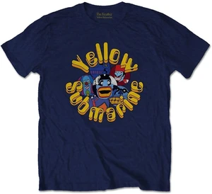 The Beatles T-shirt Yellow Submarine Baddies Unisex Navy Blue M