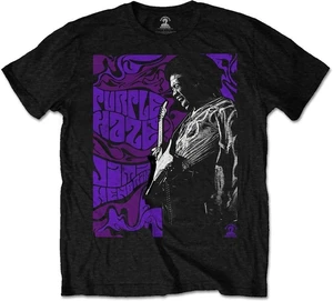 Jimi Hendrix Tričko Purple Haze Unisex Black 2XL