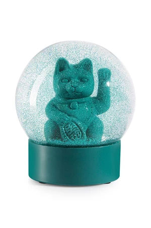 Dekorace Donkey Maneki Neko Lucky Globe Green