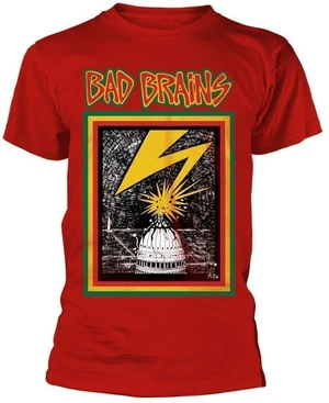 Bad Brains Camiseta de manga corta Logo Rojo M