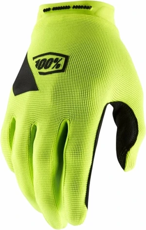 100% Ridecamp Womens Gloves Fluo Yellow/Black M Kesztyű kerékpározáshoz