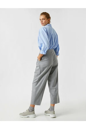 Koton Pleated Capri Pants