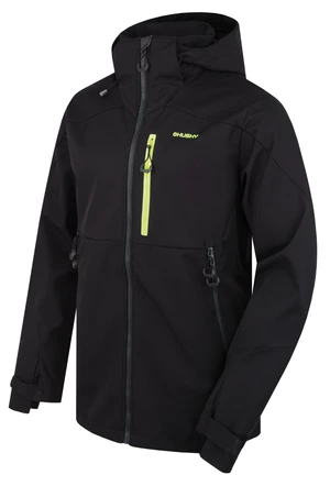 Husky  Sauri M black, XXXL Pánska softshell bunda