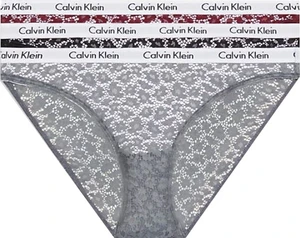 Calvin Klein 3 PACK - dámské kalhotky Bikini QD3926E-BP7 M