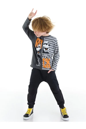 Mushi Rock Band Boys' T-Shirt and Pants Set