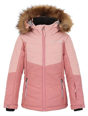 Girls' winter waterproof jacket Hannah LEANE JR mellow rose/rosette