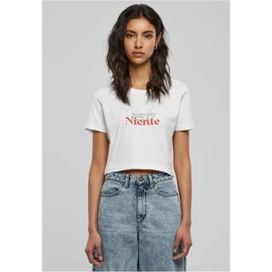 Dolce Far Niente Cropped Tee bílé