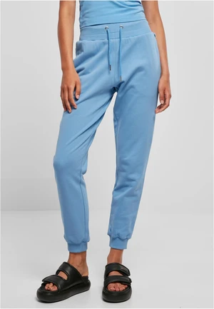 Women's high-waisted organic sweatpants horizontblue