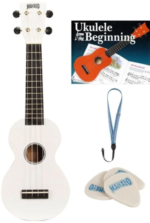 Mahalo MR1-WT SET Ukelele soprano White