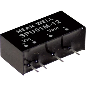 Mean Well SPU01M-15 DC / DC menič napätia, modul   67 mA 1 W Počet výstupov: 1 x