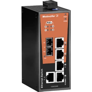 Weidmüller IE-SW-BL06-1TX-4POE-1SC priemyselný ethernetový switch  10 / 100 MBit/s funkcia PoE