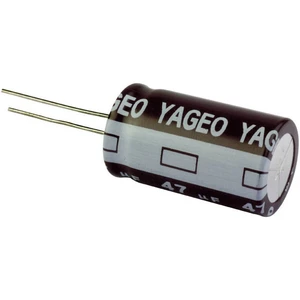 Yageo SE035M0047B2F-0511 elektrolytický kondenzátor radiálne vývody  2 mm 47 µF 35 V 20 % (Ø x v) 5 mm x 11 mm 1 ks