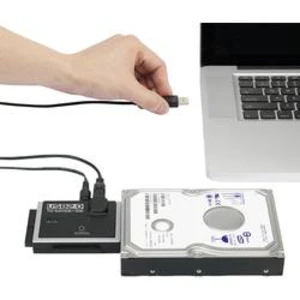 SATA, IDE, USB konvertor Renkforce RF-3833985, 0.90 m, černá