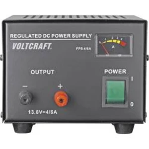 Laboratorní zdroj s pevným napětím VOLTCRAFT FSP-1134, 13.8 V/DC, 4 A, 55 W, Počet výstupů: 1 x, Kalibrováno dle (DAkkS)