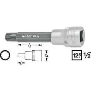 Nástrčný klíč Hazet 10 mm, čtyřzub (XZN), 1/2", Speciální ocel 990LG-10