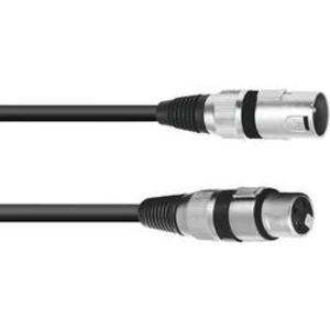 XLR kabel OMNITRONIC, 25m, černá černá