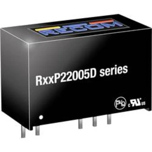 DC/DC měnič napětí do DPS RECOM R15P22005D, 200 mA, 2 W, Počet výstupů 2 x