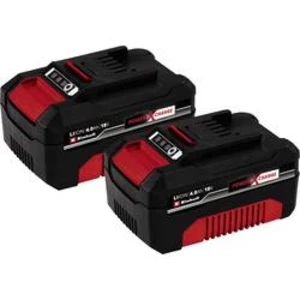 Náhradní akumulátor pro elektrické nářadí, Einhell PXC-Twinpack 4 Ah Power X-Change 4511489, 18 V, 4.0 Ah, Li-Ion akumulátor