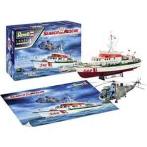 Model lodi, stavebnice Revell DGzRS Berlin + Sea King "Good Bye Set" 05683, 1:72