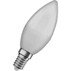 LED žárovka OSRAM 4058075819610 230 V, E14, 5 W = 40 W, studená bílá, A+ (A++ - E), tvar svíčky, 4 ks