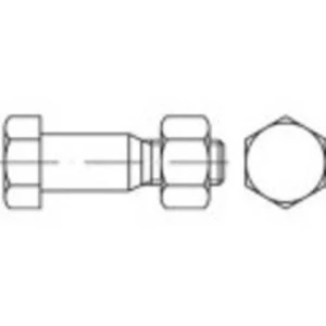 Šestihranné šrouby TOOLCRAFT TO-5435139, N/A, M16, 45 mm, ocel, 1 ks