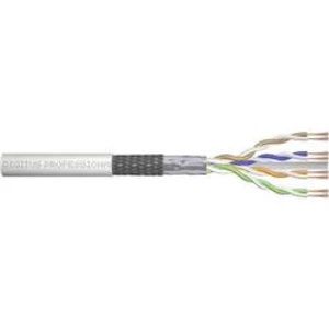 Ethernetový síťový kabel CAT 6 Digitus DK-1633-P-1, SF/UTP, šedá, 100 m