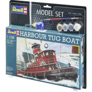 Model lodi, stavebnice Revell Harbour Tug Boat 65207, 1:108