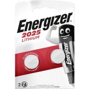Knoflíkový článek CR 2025 lithiová Energizer CR2025 163 mAh 3 V 2 ks